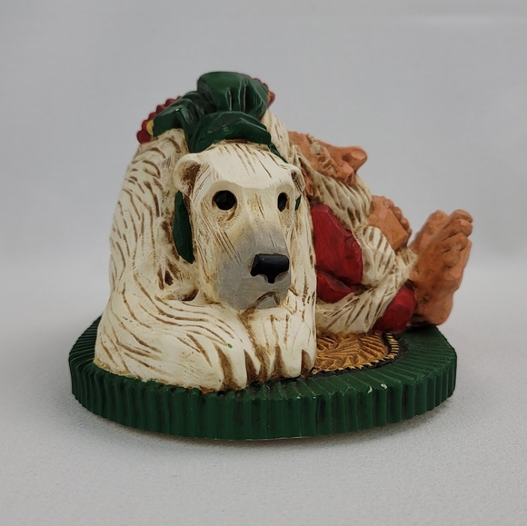 David Frykman Santa Sleeping On Bear Resin Holiday Figurine DF1036 - Picture 5 of 16